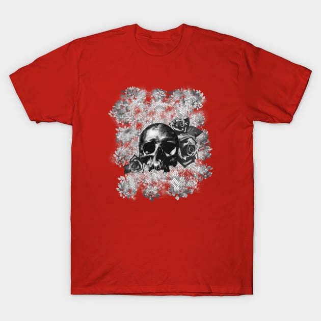 Skull & Roses T-Shirt by mynaito